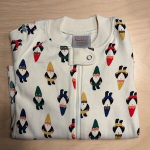 Hanna Andersson Colorful Gnome Print Baby Onesie 18-24 months. Holiday! Nwot.